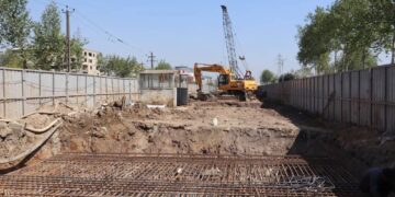 تقاطع غیرهمسطح میدان امام حسین (ع) به پیشرفت فیزیکی ۷ درصدی رسید