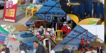 برپایی غرفه شرکت توزیع نیروی برق استان گیلان در نمایشگاه کسب کار دانش آموزی سیاهکل