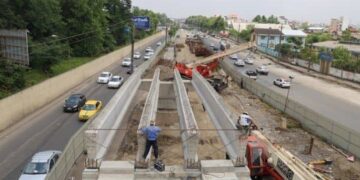 پیشرفت فیزیکی ۳۵ درصدی تقاطع غیر همسطح نیروی دریایی رشت