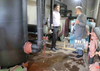 اجرای طرح بهینه سازی موتورخانه آسایشگاه معلولین و سالمندان رشت توسط شرکت گاز گیلان