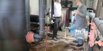 اجرای طرح بهینه سازی موتورخانه آسایشگاه معلولین و سالمندان رشت توسط شرکت گاز گیلان