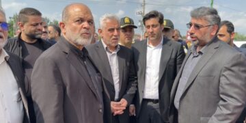 افتتاح رسمی پل غیرهمسطح شهید جمهور در لاهیجان