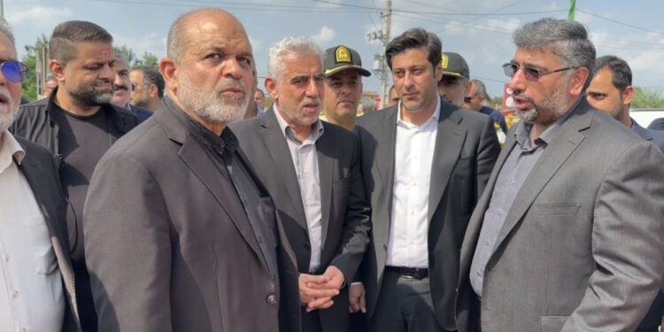 افتتاح رسمی پل غیرهمسطح شهید جمهور در لاهیجان