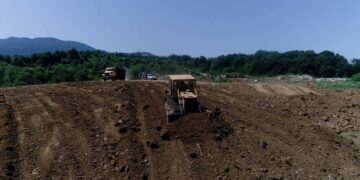 پیشرفت ۹۵ درصدی طرح بهسازی محل دفن پسماند شهر لاهیجان