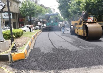 آغاز عملیات نهضت آسفالت در لاهیجان