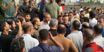 بازدید میدانی دبیر شورای‌عالی مناطق آزاد از محل آتش‌سوزی در منطقه آزاد انزلی