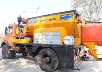 خرید یک دستگاه فلاسک آسفالت توسط شهرداری لاهیجان